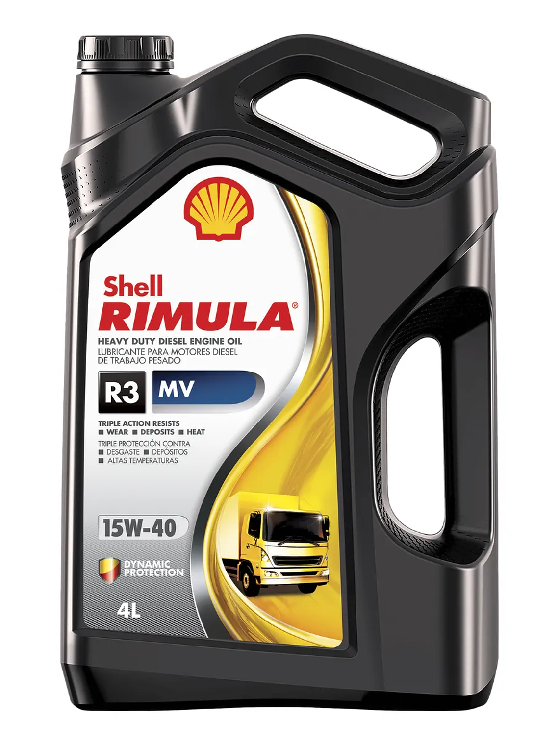 Lubricante Shell Rimula R3 Mv 15w40 Api Cl4 Diesel 4 Litros 1