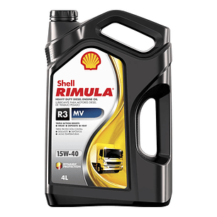 Lubricante Shell Rimula R3 Mv 15w40 Api Cl4 Diesel 4 Litros