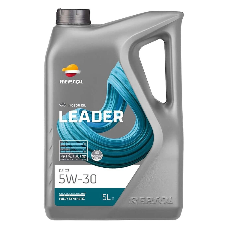 Lubricante Motor Repsol Leader 5w-30 C2 C3 Diesel/bencinero 5 Lt 1