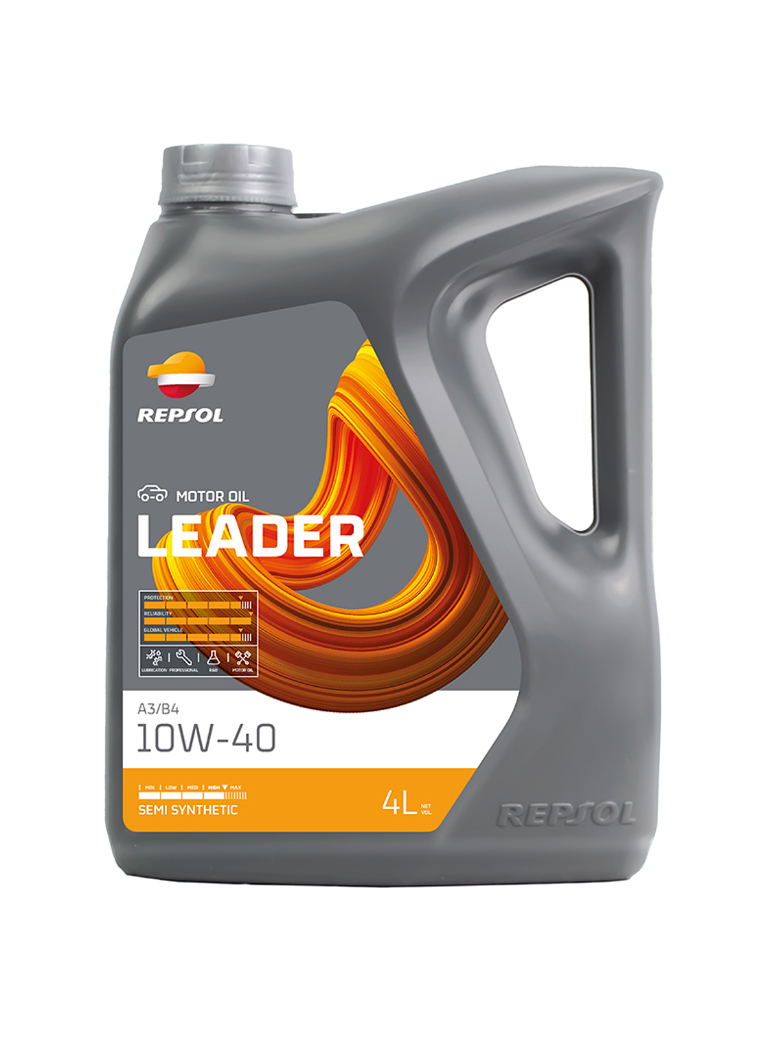 Lubricante Motor Repsol Leader 10w40 Diesel/gasolina 4 Lt 1