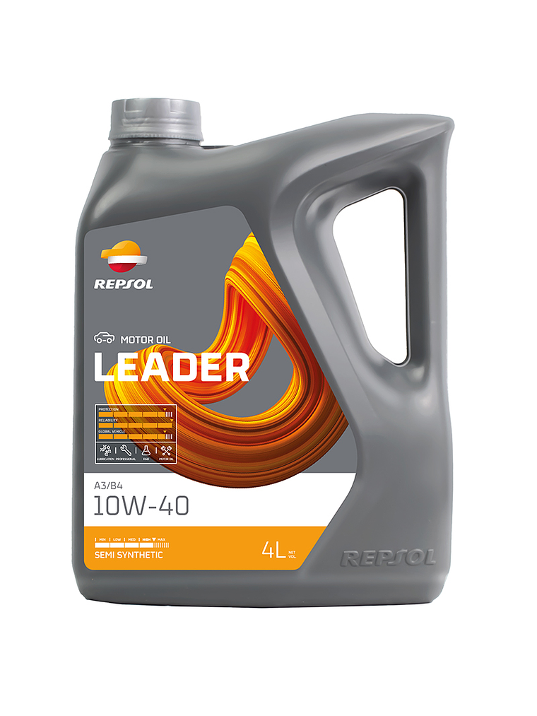 Lubricante Motor Repsol Leader 10w40 Diesel/gasolina 4 Lt 1