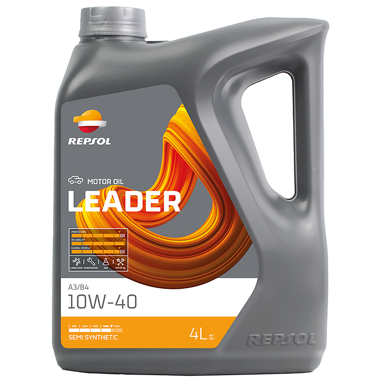 Lubricante Motor Repsol Leader 10w40 Diesel/gasolina 4 Lt 1