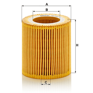 Filtro De Aceite Mann Hu 816 X Para Bmw