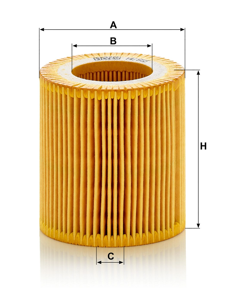 Filtro De Aceite Mann Hu 816 X Para Bmw 2