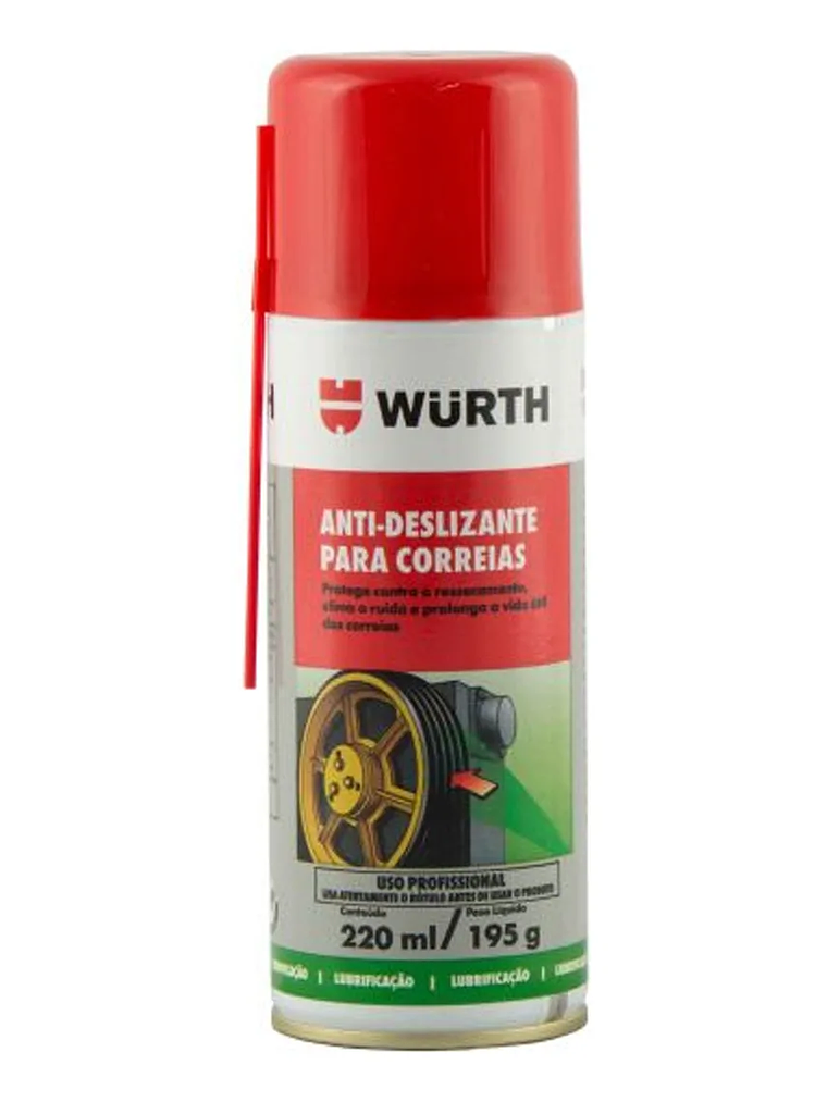 Spray Anti-deslizante De Correa Wurth 220 Ml 1
