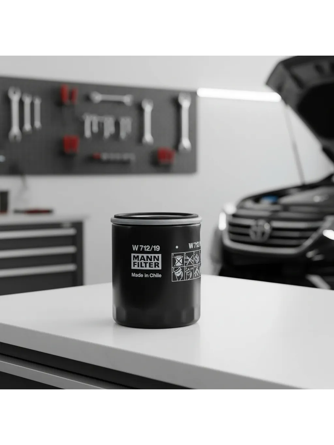 Filtro De Aceite Mann W 712/19 Toyota Ford Chery (varios) 2