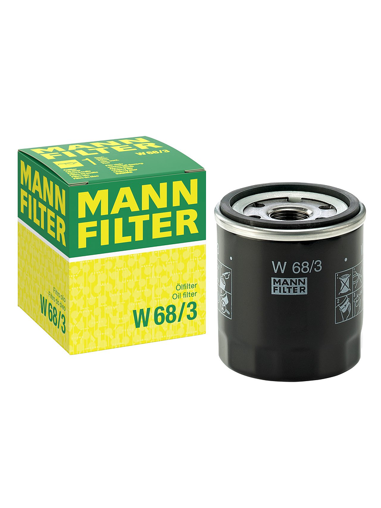 Filtro De Aceite Mann W 68/3 Toyota Suzuki Peugeot (varios) 1