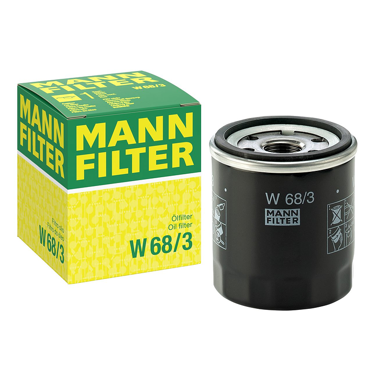 Filtro De Aceite Mann W 68/3 Toyota Suzuki Peugeot (varios) 1
