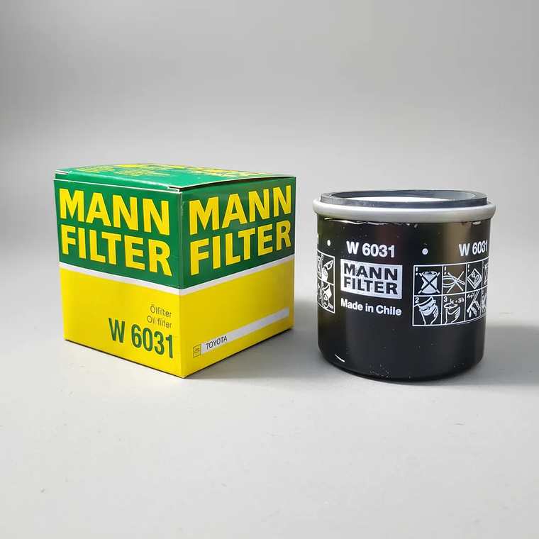 Filtro Aceite Mann W 6031 Toyota Yaris / Yaris Cross 1.5 2