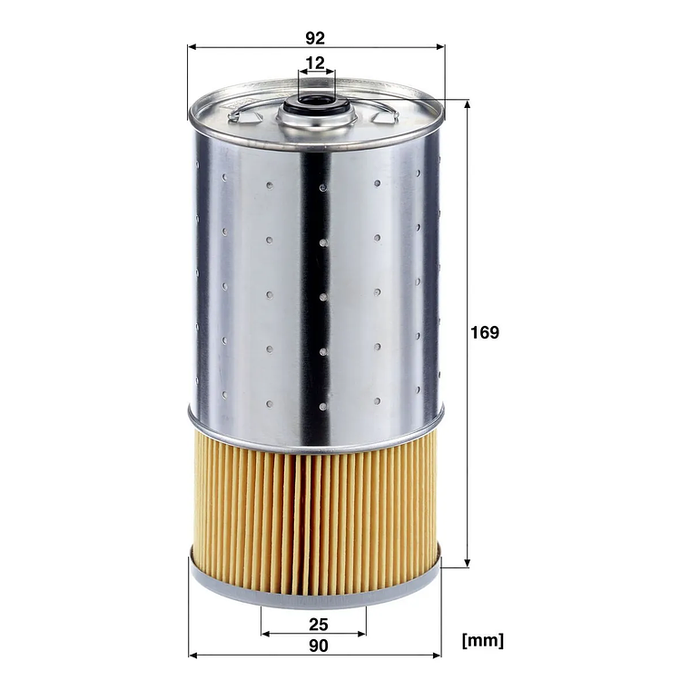 Filtro De Aceite Mann Pf 1050/1 N Para Mercedes Benz 2