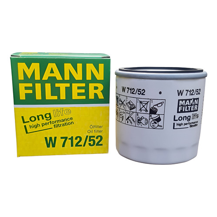 Filtro De Aceite Mann W 712/52 Para Volkswagen - Seat 1