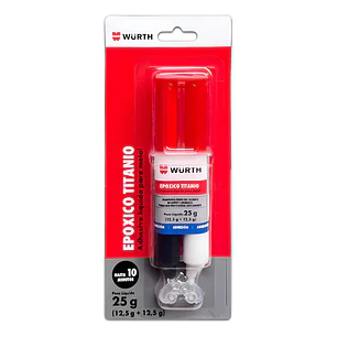Adhesivo Epóxico Titanio Líquido Para Metal Wurth 25g