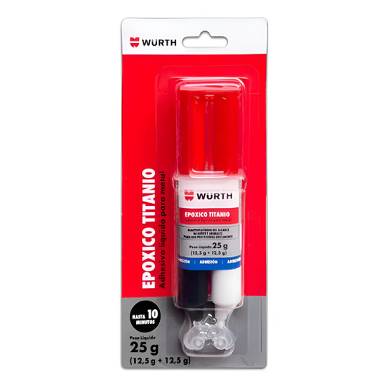 Adhesivo Epóxico Titanio Líquido Para Metal Wurth 25g 1