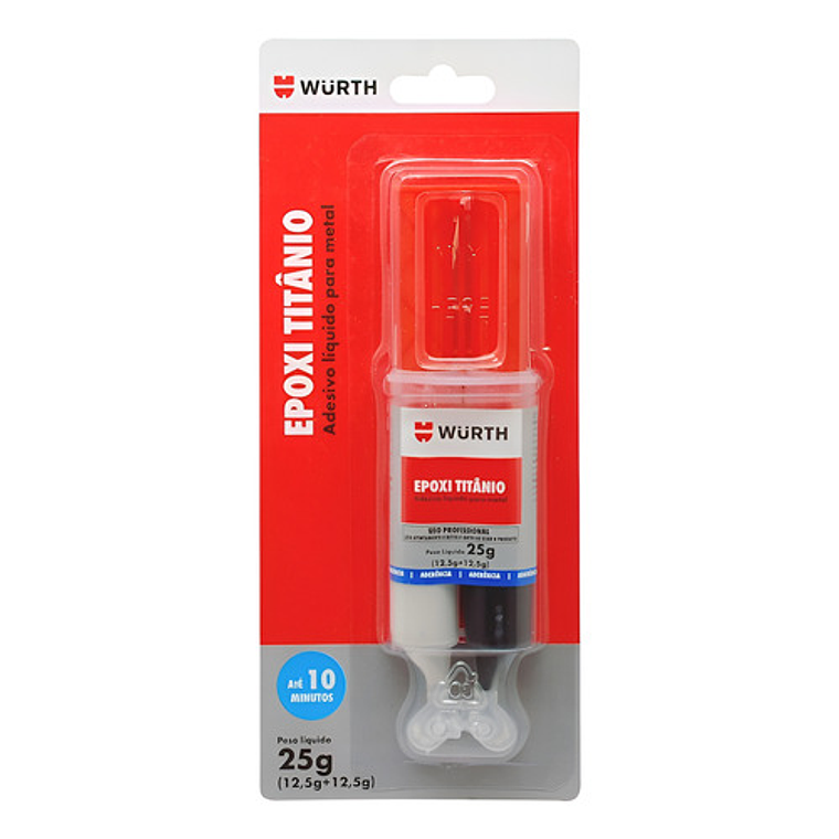 Adhesivo Epóxico Titanio Líquido Para Metal Wurth 25g 2