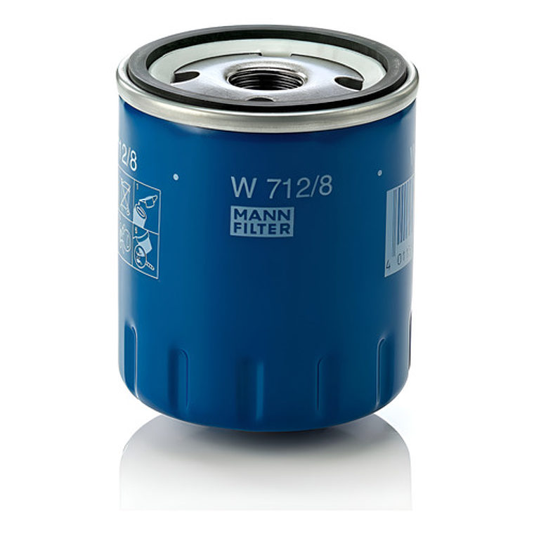 Filtro De Aceite Mann W 712/8 Para Citroen Y Peugeot(varios) 1