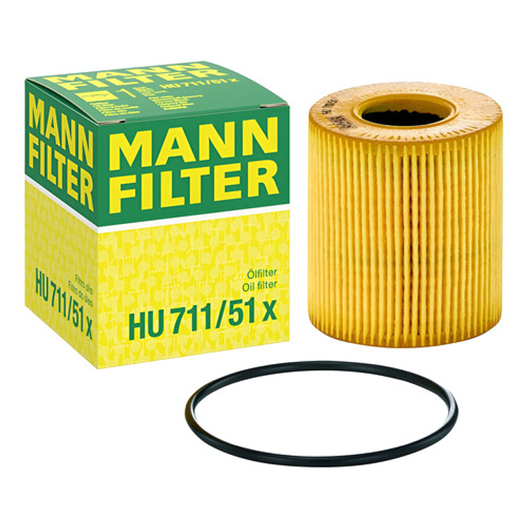 Filtro De Aceite Mann Hu 711/51 X Para Citroen Peugeot Fiat 1