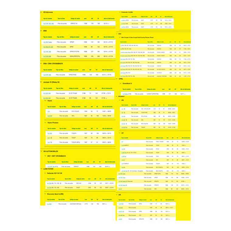 Filtro De Aceite Mann Hu 711/51 X Para Citroen Peugeot Fiat 6