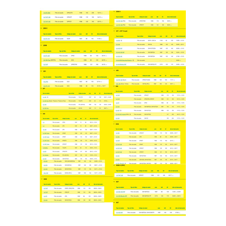 Filtro De Aceite Mann Hu 711/51 X Para Citroen Peugeot Fiat 7
