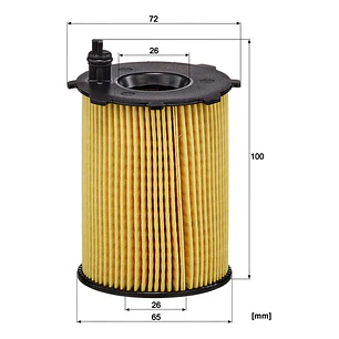 Filtro De Aceite Mann Hu 716/2 X Para Citroen Peugeot Ford