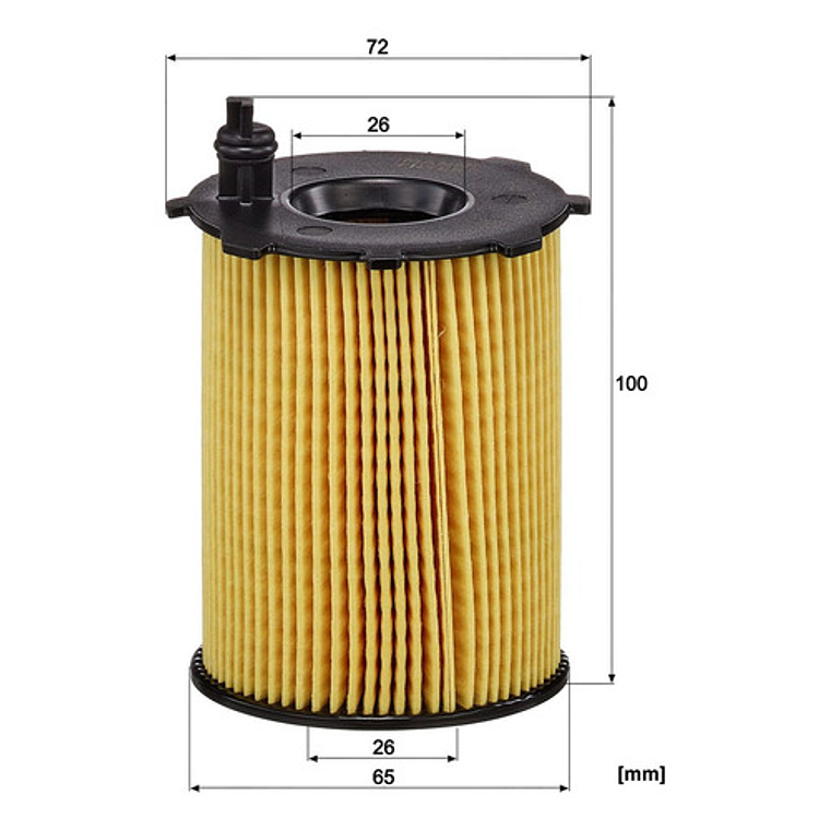 Filtro De Aceite Mann Hu 716/2 X Para Citroen Peugeot Ford 2