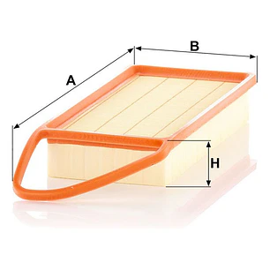 Filtro De Aire Mann C 3087 Para Citroen Y Peugeot(varios)