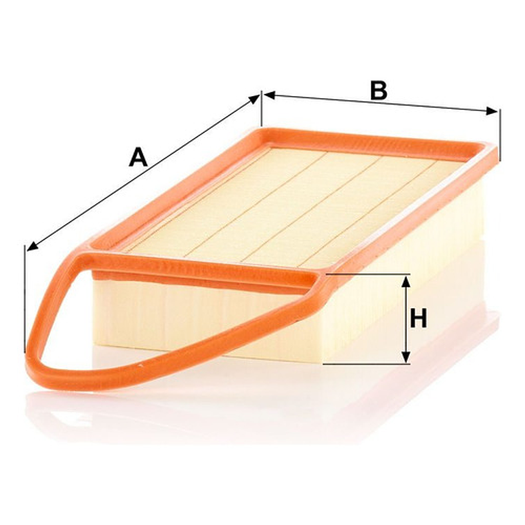 Filtro De Aire Mann C 3087 Para Citroen Y Peugeot(varios) 2
