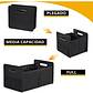 Organizador Plegable Para Maleta De Auto 52 Litros Plegable Negro - Miniatura 3