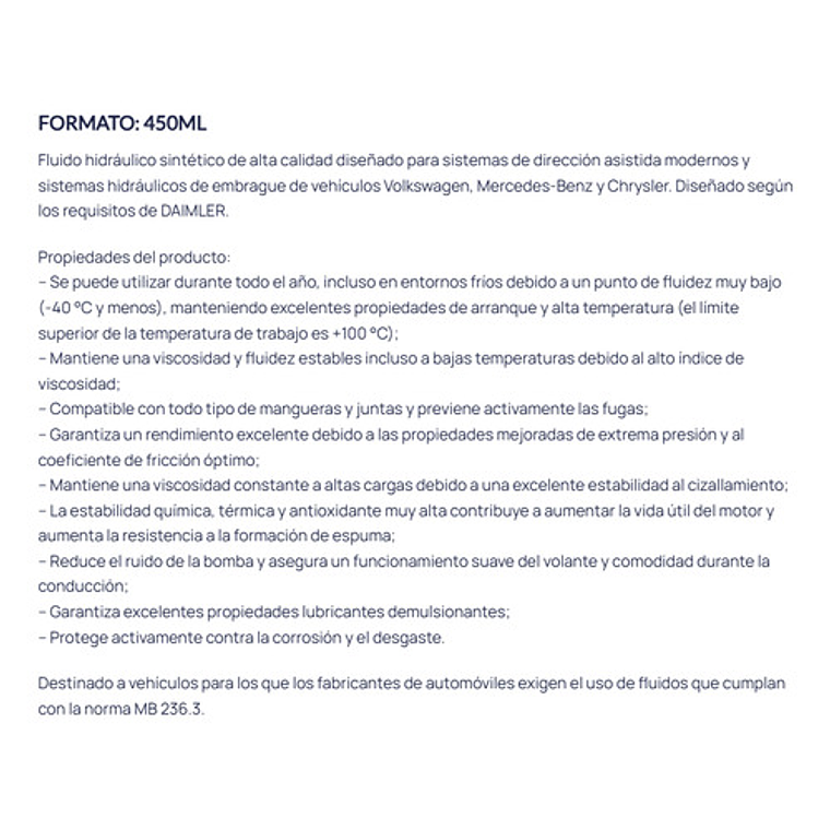 Líquido Hidráulico Sintético Mannol 450 Ml Multivehículo 3