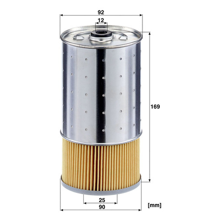 Filtro De Aceite Mann Pf 1050/1 N Para Mercedes Benz 2