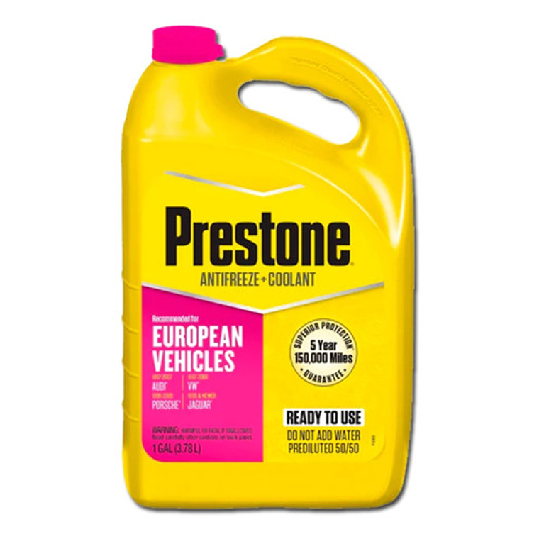 Prestone Antifreeze/coolant 50/50 Color Rosado 3.75 Litros 3