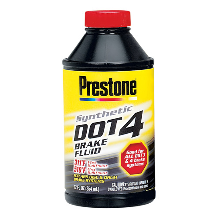 Líquido De Frenos Sintético Prestone Dot 4 350 Ml 1