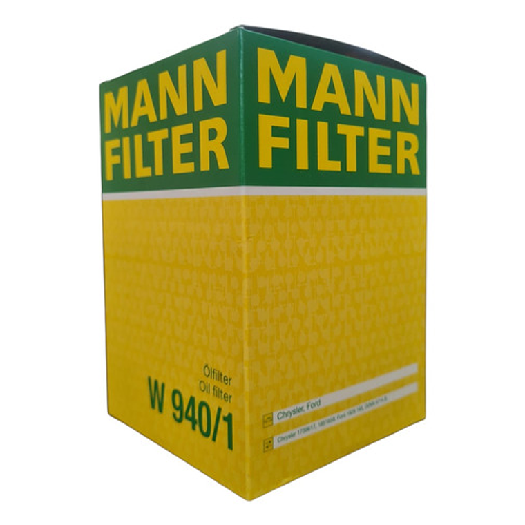 Filtro De Aceite Mann W 940/1 Para Ford Toyota 2