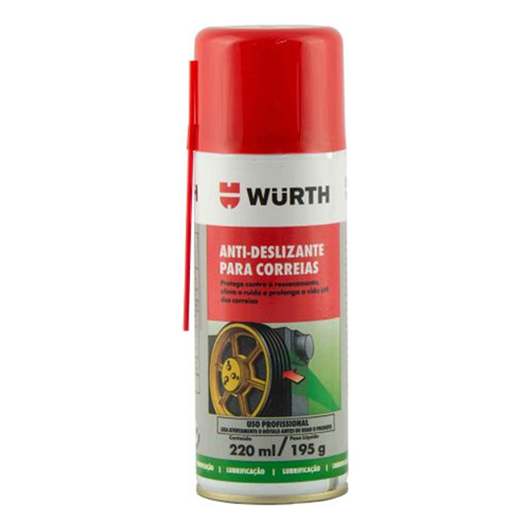 Spray Anti-deslizante De Correa Wurth 220 Ml 4