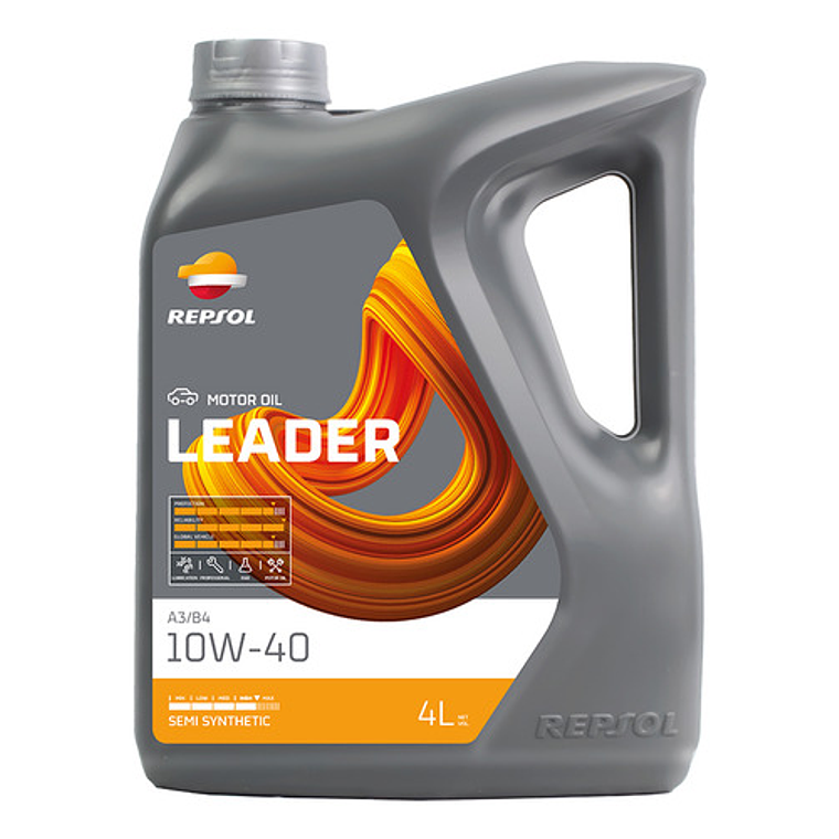Lubricante Motor Repsol Leader 10w40 Diesel/gasolina 4 Lt 1