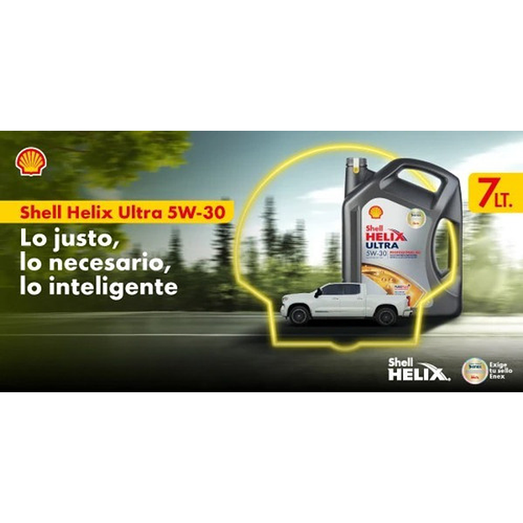 Lubricante Motor Shell Helix Ultra Pro Ag 5w30 7 Litros 3