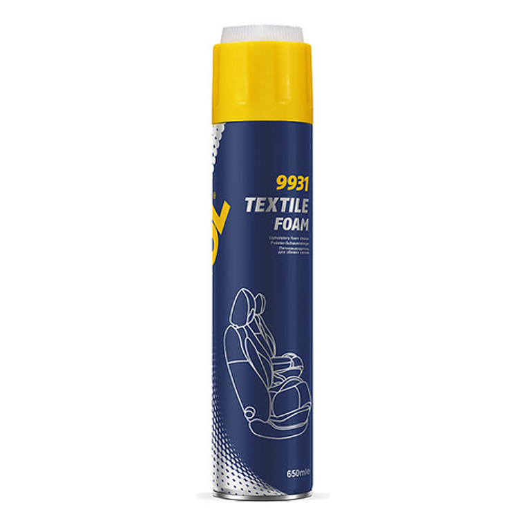 Limpiador De Tapiz Espuma Y Cepillo Mannol 650 Ml 1