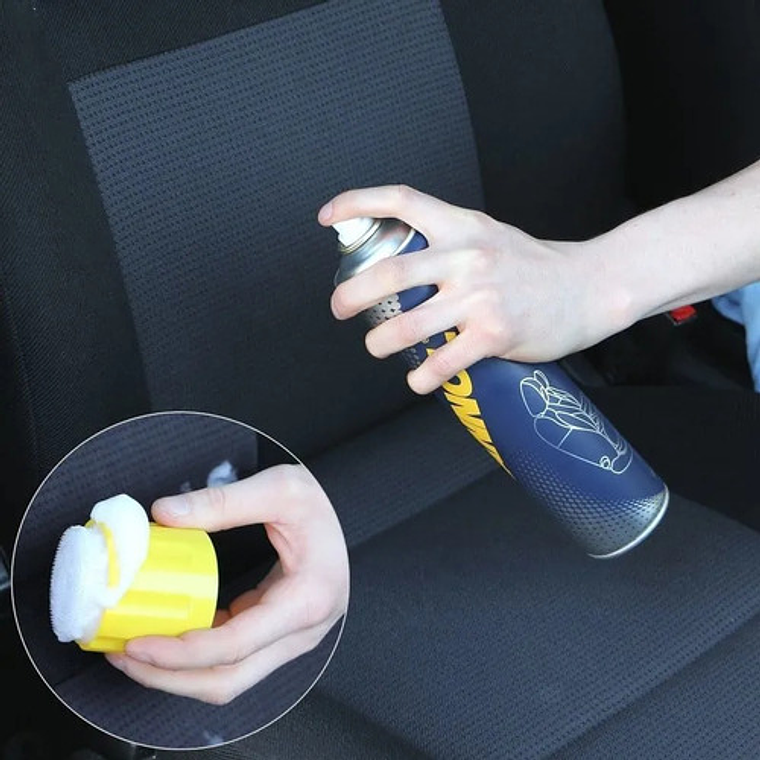 Limpiador De Tapiz Espuma Y Cepillo Mannol 650 Ml 2