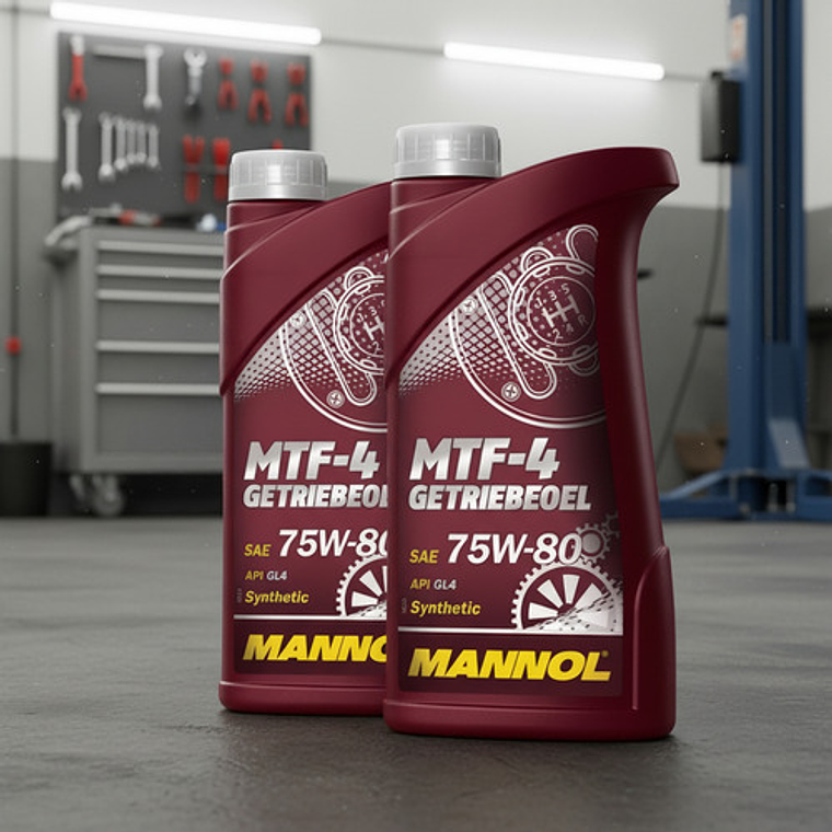 Aceite Para Transmisión 75w80 Mannol Mtf-4 Getriebeoel Gl-4 2