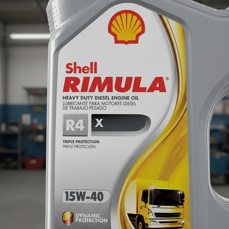 Aceite De Motor Shell Rimula R4 X 15w40 4 Litros 5