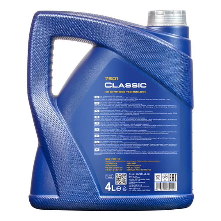 Aceite Para Motor Mannol Semi-sintético 10w-40 Para Auto/camioneta De 1 Unidad X 4l 2