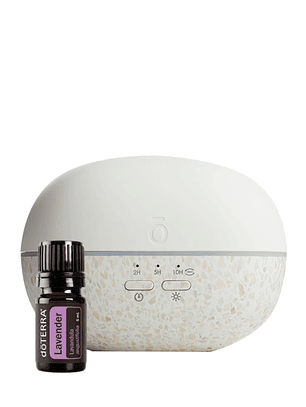 Difusor electrico dōTerra Pebble +  Lavanda 5 mL  