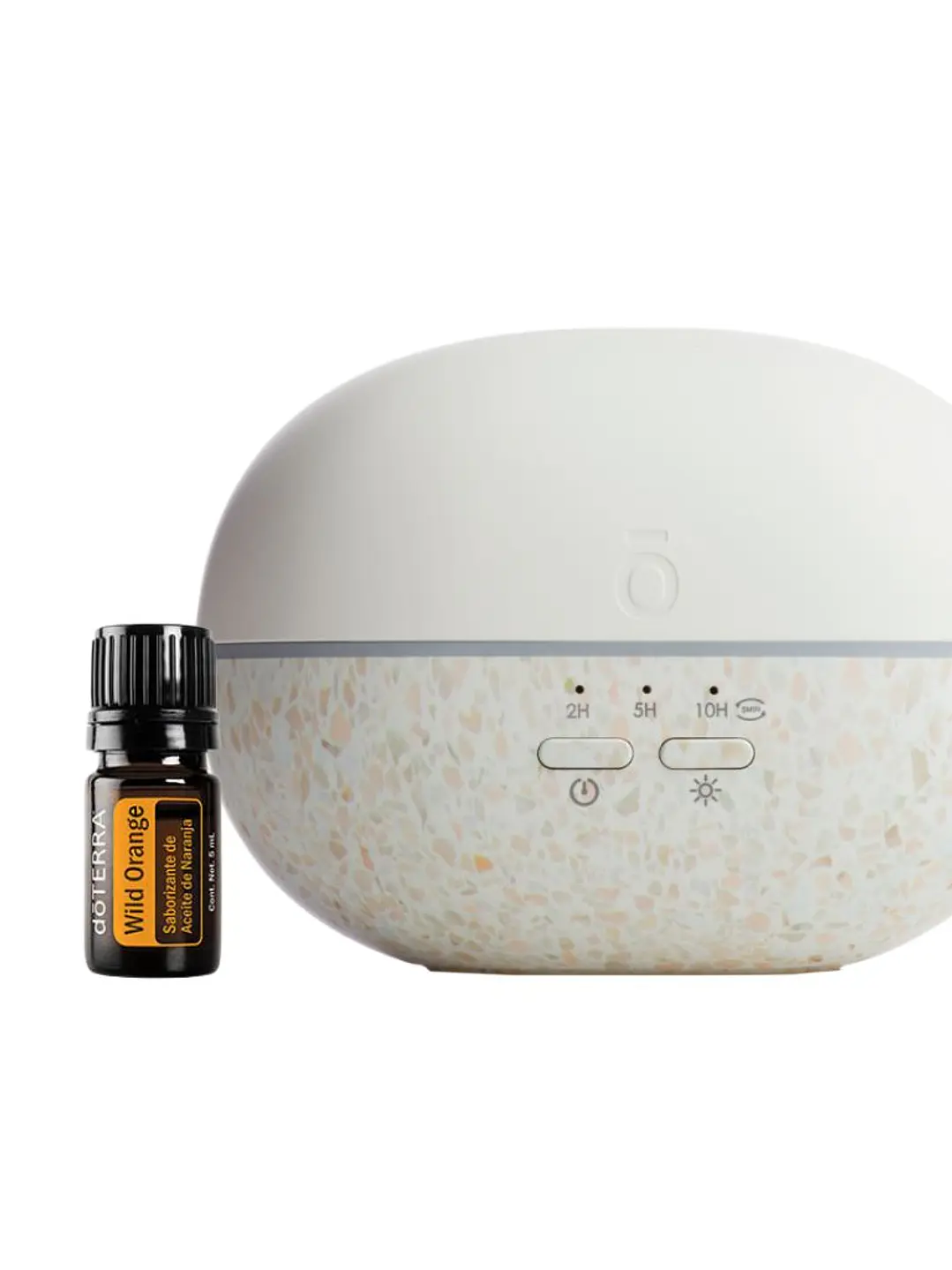Difusor electrico dōTerra Pebble + Naranja 5 ml 1