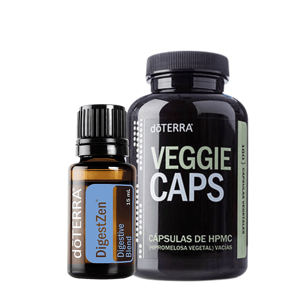 Mezcla Digestiva doTerra ZenGuest® 15 ml + Cápsulas Veganas