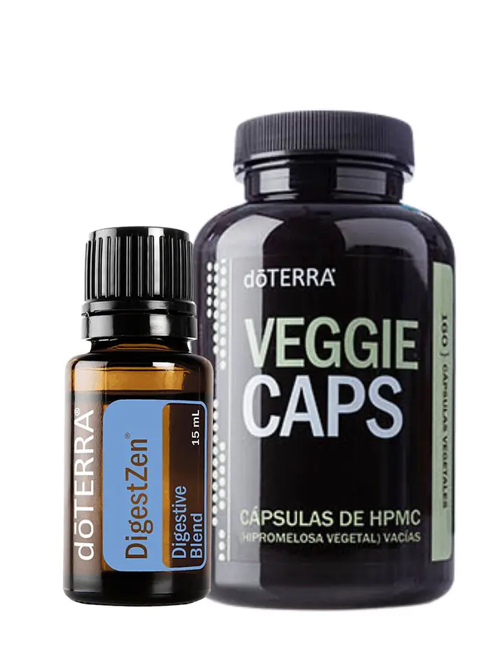 Mezcla Digestiva doTerra ZenGuest® 15 ml + Cápsulas Veganas 1