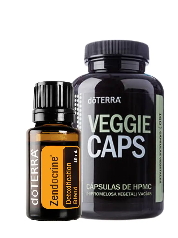 Mezcla Detox doTerra Zendocrine 15 ml + Capsulas Veganas 1