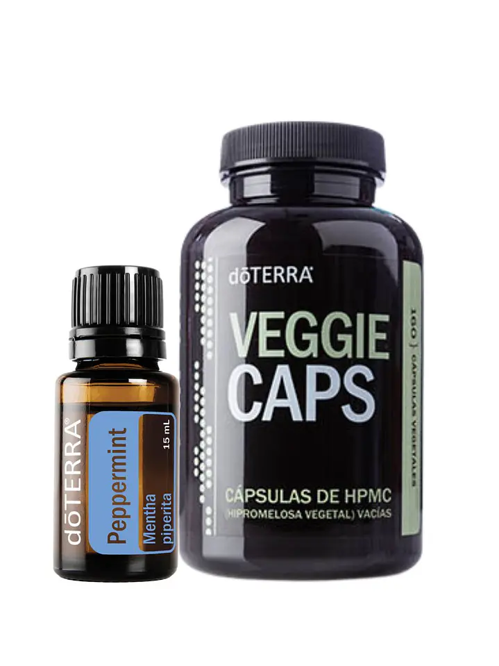 Aceite esencial doTerra Menta Piperita  + Cápsulas Veganas | Vive Esencial 1