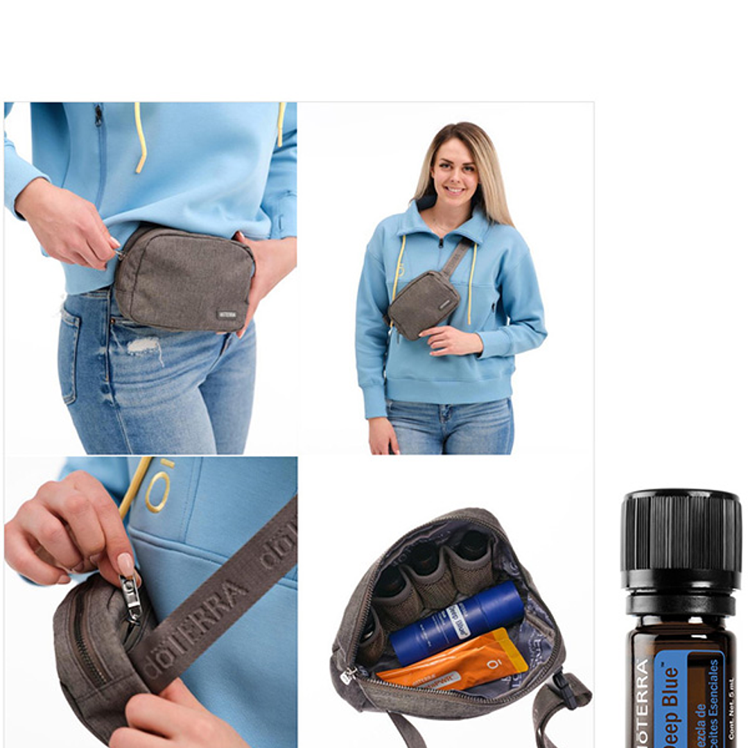 Banano doTerra Gris + Deep Blue | Vive Esencial 1