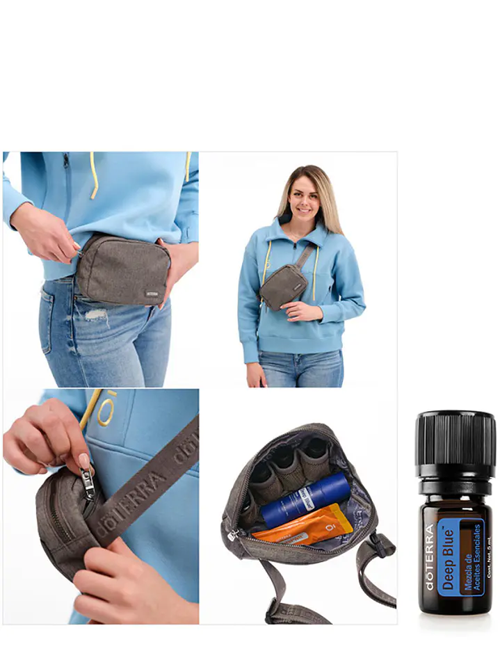 Banano doTerra Gris + Deep Blue | Vive Esencial 1