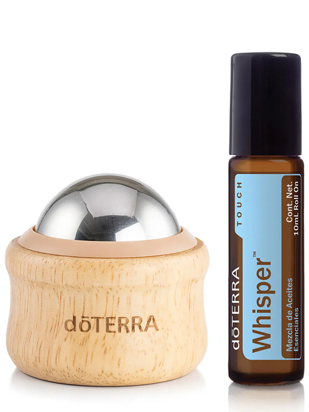 Rodillo para masajes doterra  + Whisper | Vive Esencial 1
