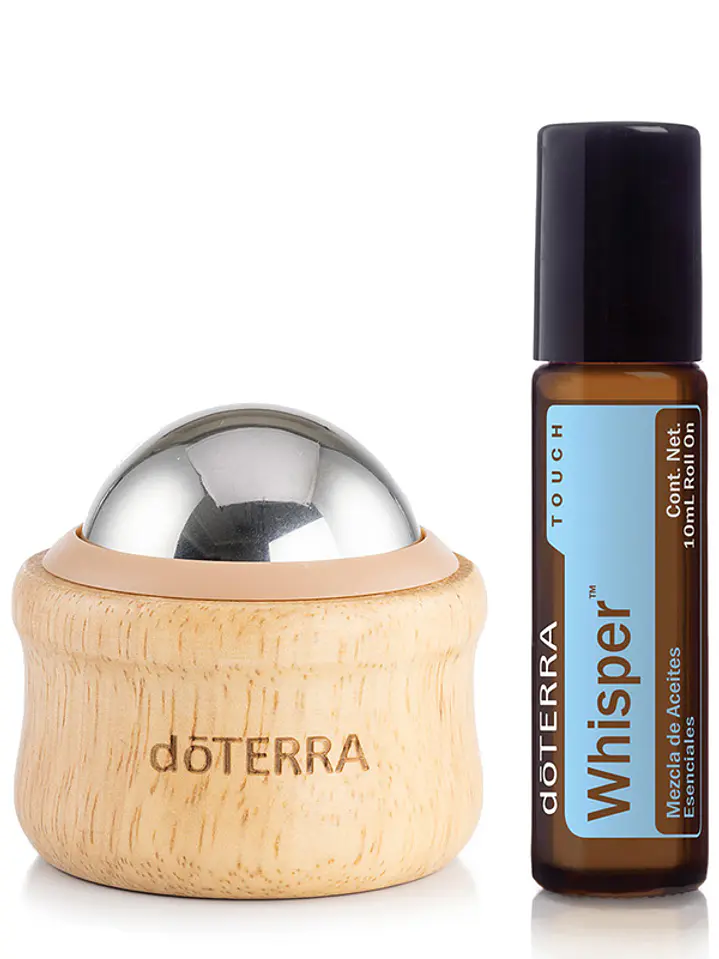 Rodillo para masajes doterra  + Whisper | Vive Esencial 1